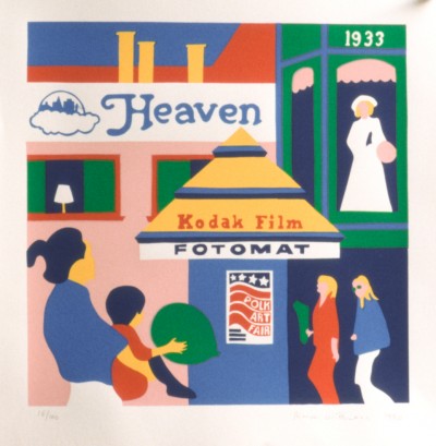 185P Heaven in San Francisco - 36 x 34 cm - Sérigraphie